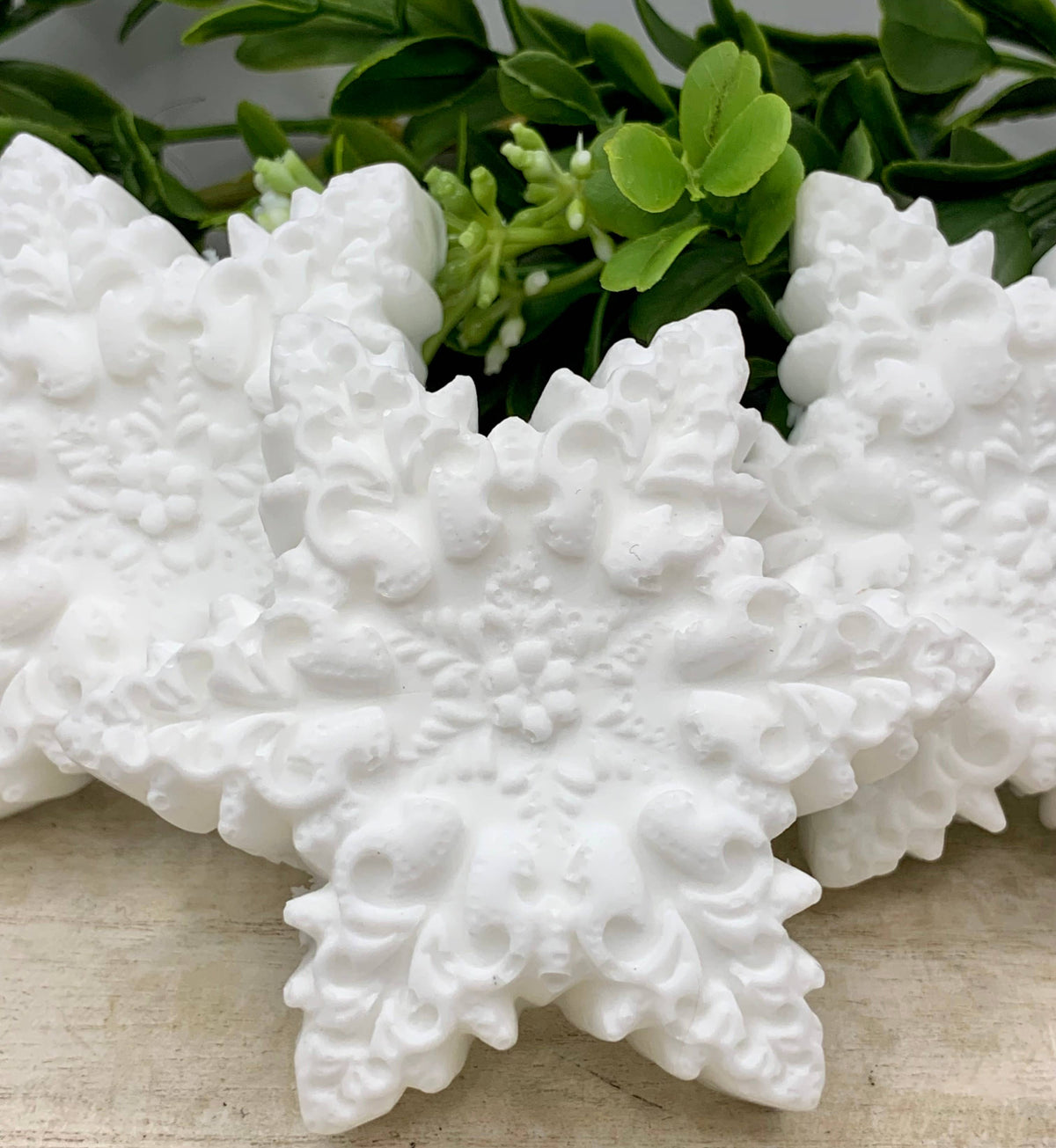 White Snowflake - Luxe 3D Soap