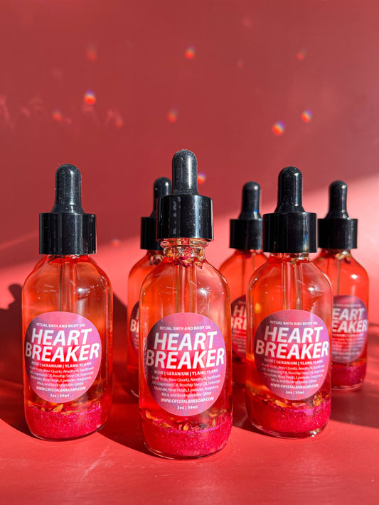 Heart Breaker - Bath & Body Oil (Crystal-Infused)