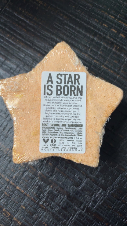 A Star Is Born - Bath Bomb (Hidden Crystal inside!)
