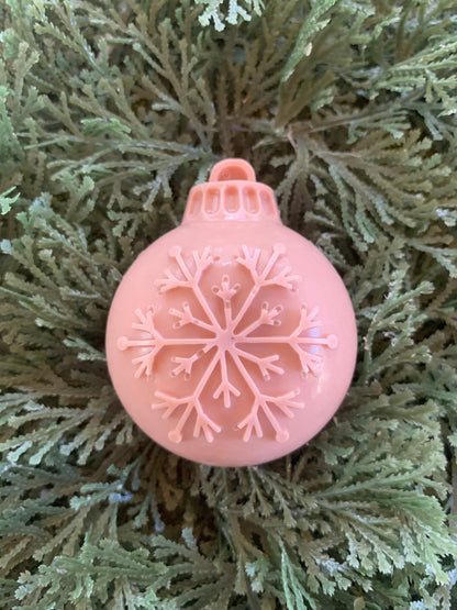 Snowflake Ornament - Artisan Soap Bar