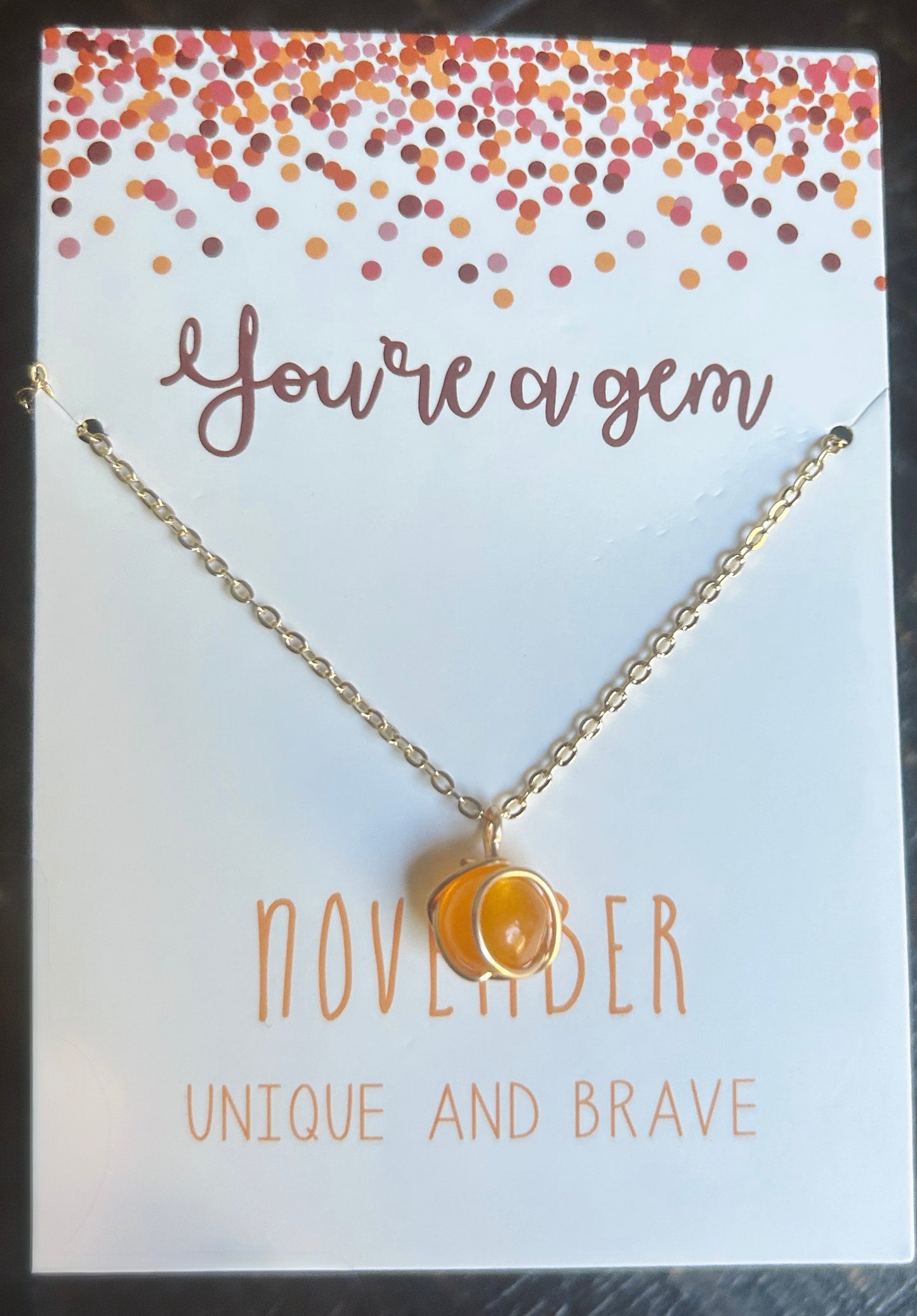 💎Gem Birthstone Necklaces
