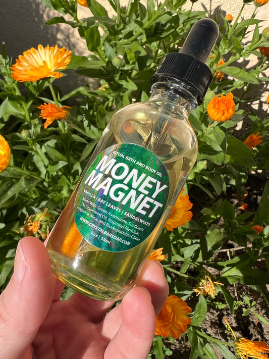 Money Magnet - Crystal Infused Bath Oil