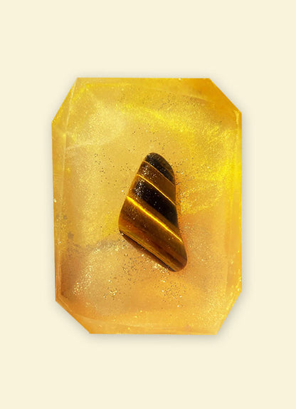 Attracting Wealth - Crystal-Infused Soap Bar