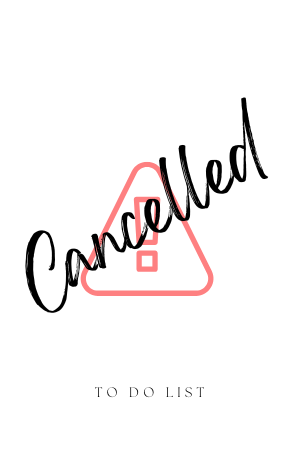 🚫Cancelled.