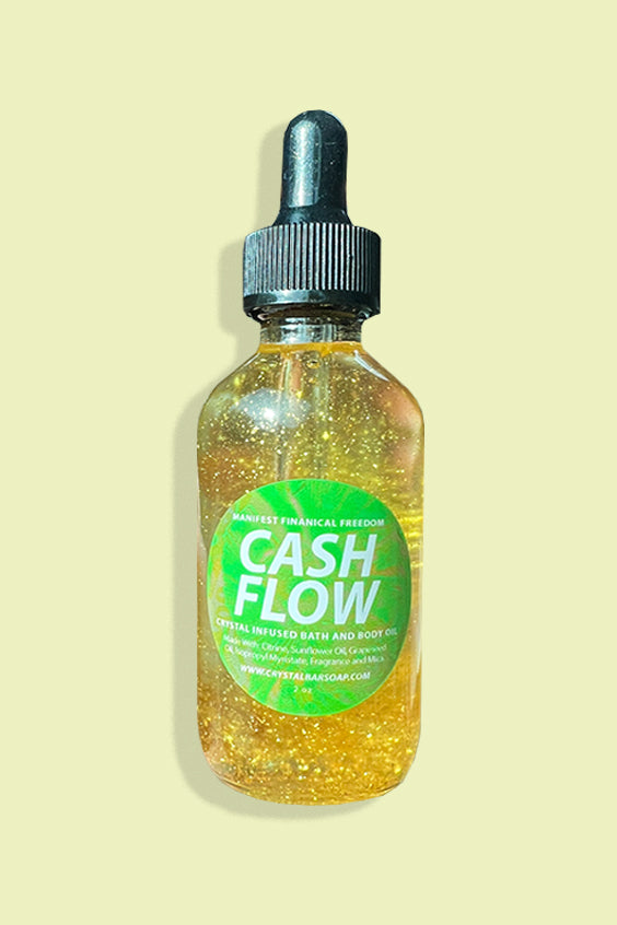 Cash Flow - Crystal-Infused Bath Oili