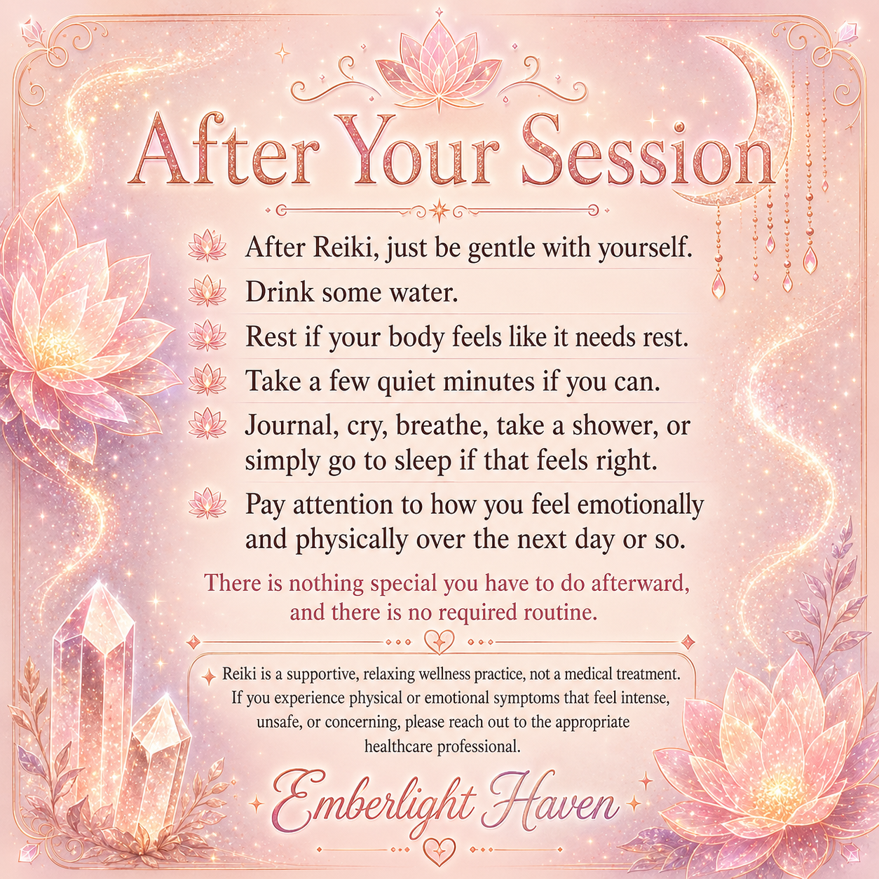Reiki Sunday Night with Emberlight Haven
