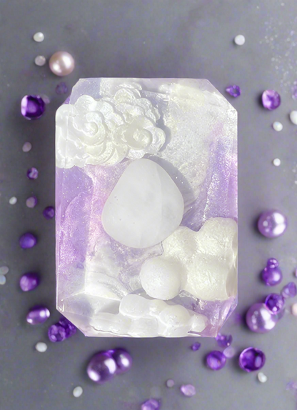 Lavender Drift - Soap Bar (Hidden Crystal Inside!)
