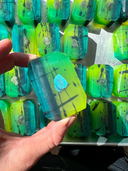 Evening Aurora - Crystal-Infused Soap Bar