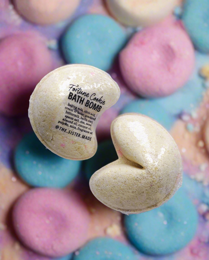 Fortune Cookie - Bath Bomb (Hidden Message Inside!)