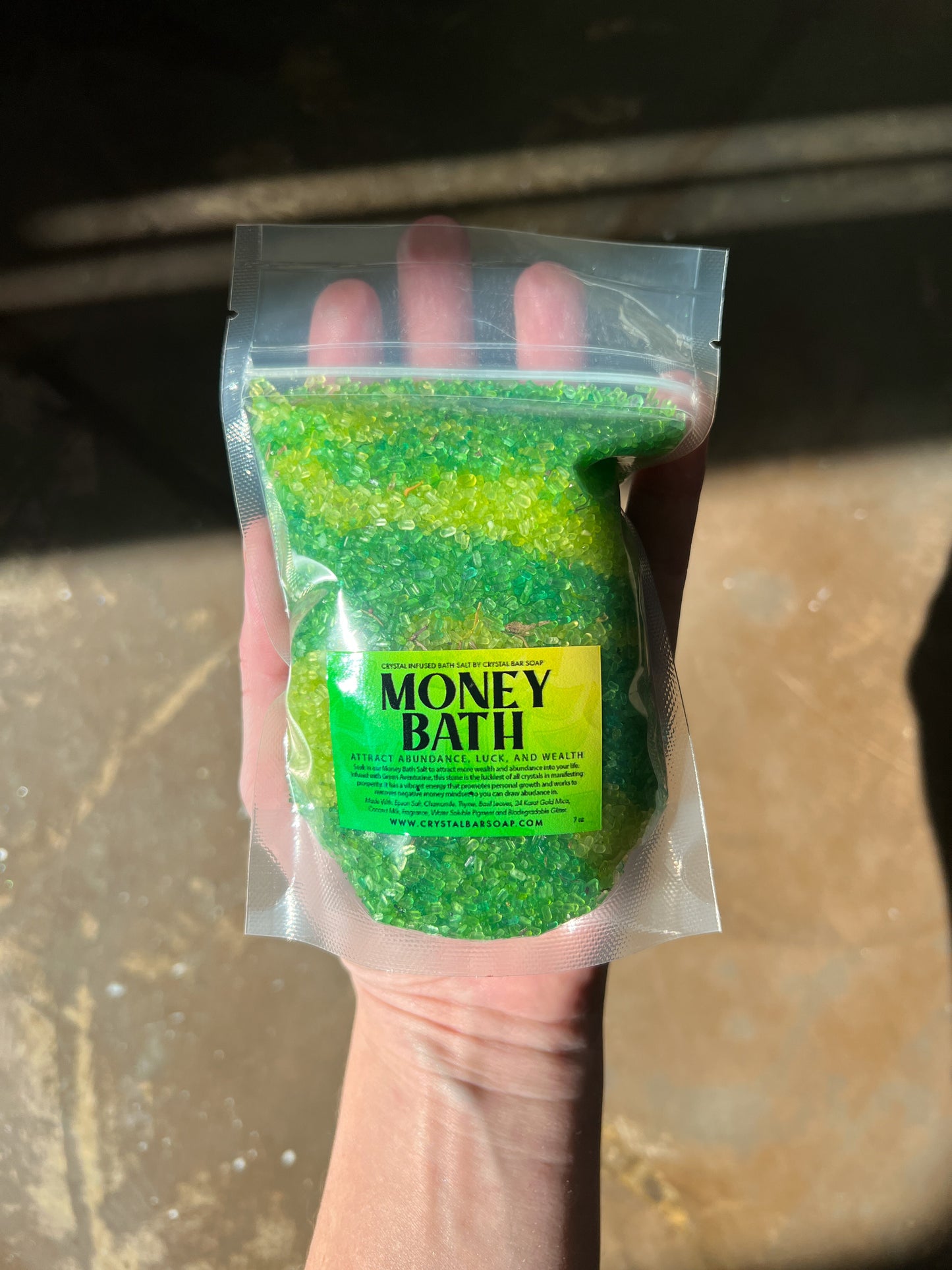 MONEY BATH - Crystal-Infused Bath Salts