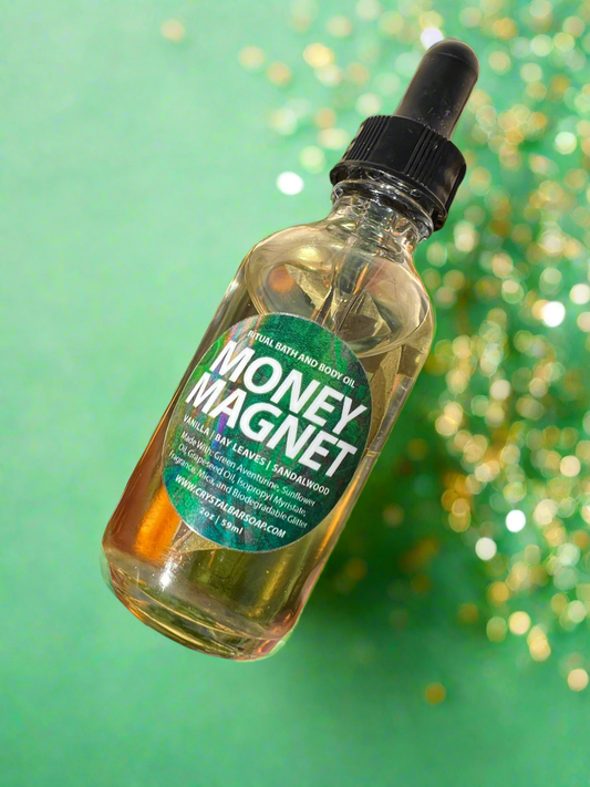 Money Magnet - Bath & Body Oil (Crystal-Infused)