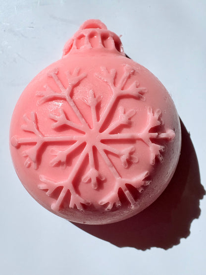 Snowflake Ornament - Artisan Soap Bar