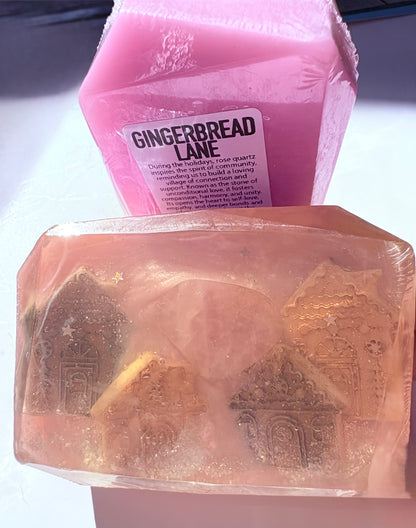 Gingerbread Lane - Crystal-Infused Soap Bar
