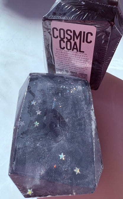 Cosmic Coal – Crystal-Infused Soap Bar