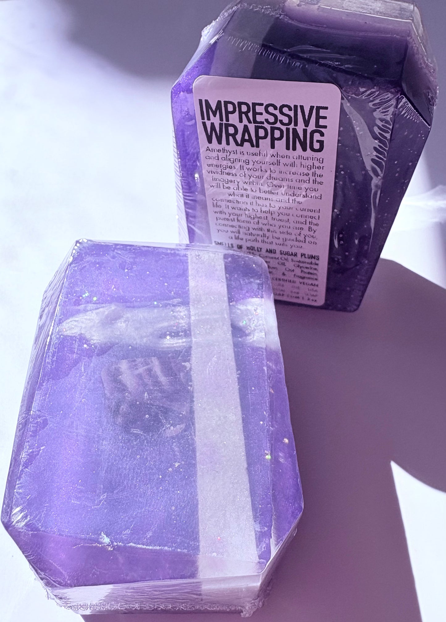 Impressive Wrapping – Crystal-Infused Soap Bar