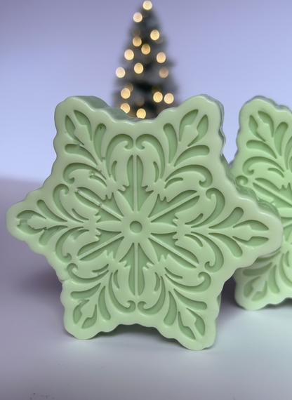 Elegant Snowflake - Artisan Soap Bar