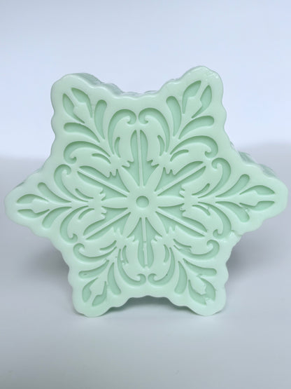 Elegant Snowflake - Artisan Soap Bar