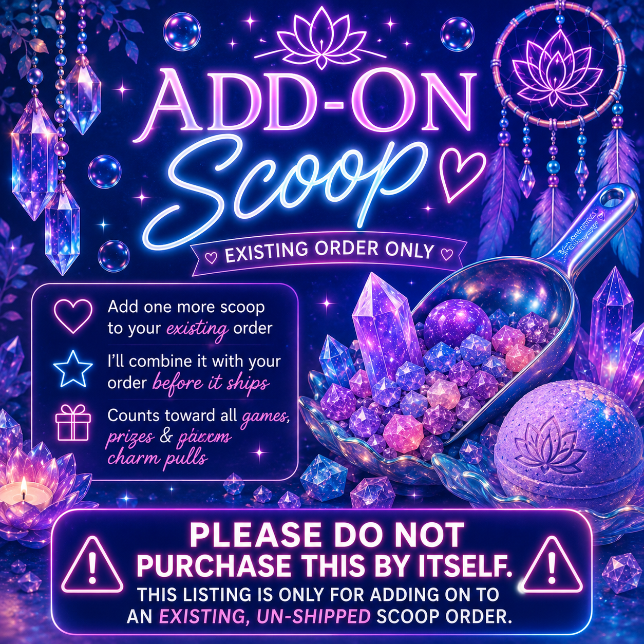 Add-ON Scoop (Existing Order Only)