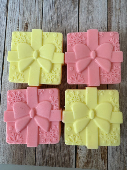 Holiday Gift - Artisan Soap Bar Snowflake Gift Soap