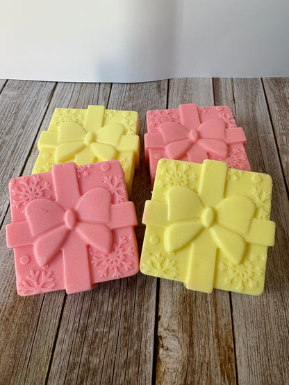 Holiday Gift - Artisan Soap Bar Snowflake Gift Soap