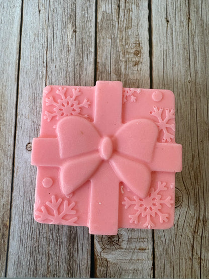 Holiday Gift - Artisan Soap Bar Snowflake Gift Soap