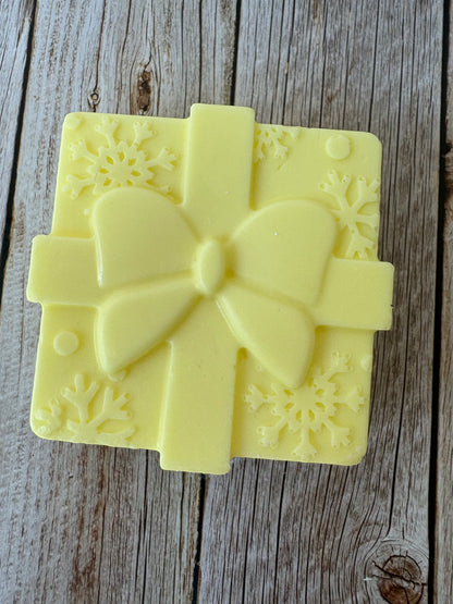 Holiday Gift - Artisan Soap Bar Snowflake Gift Soap