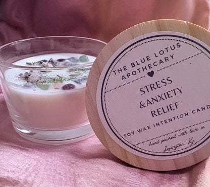 Stress & Anxiety Relief Intention Candle