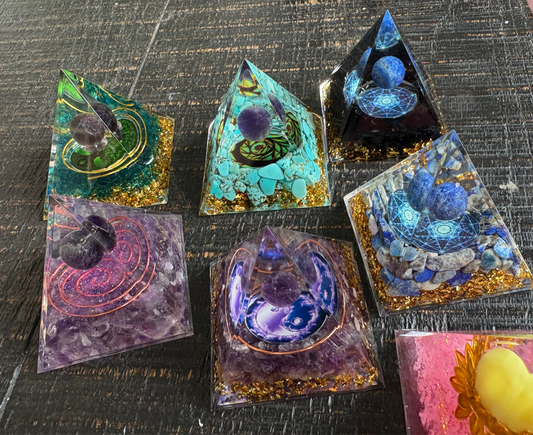 🖤Celestial Shield - Orgone Pyramid