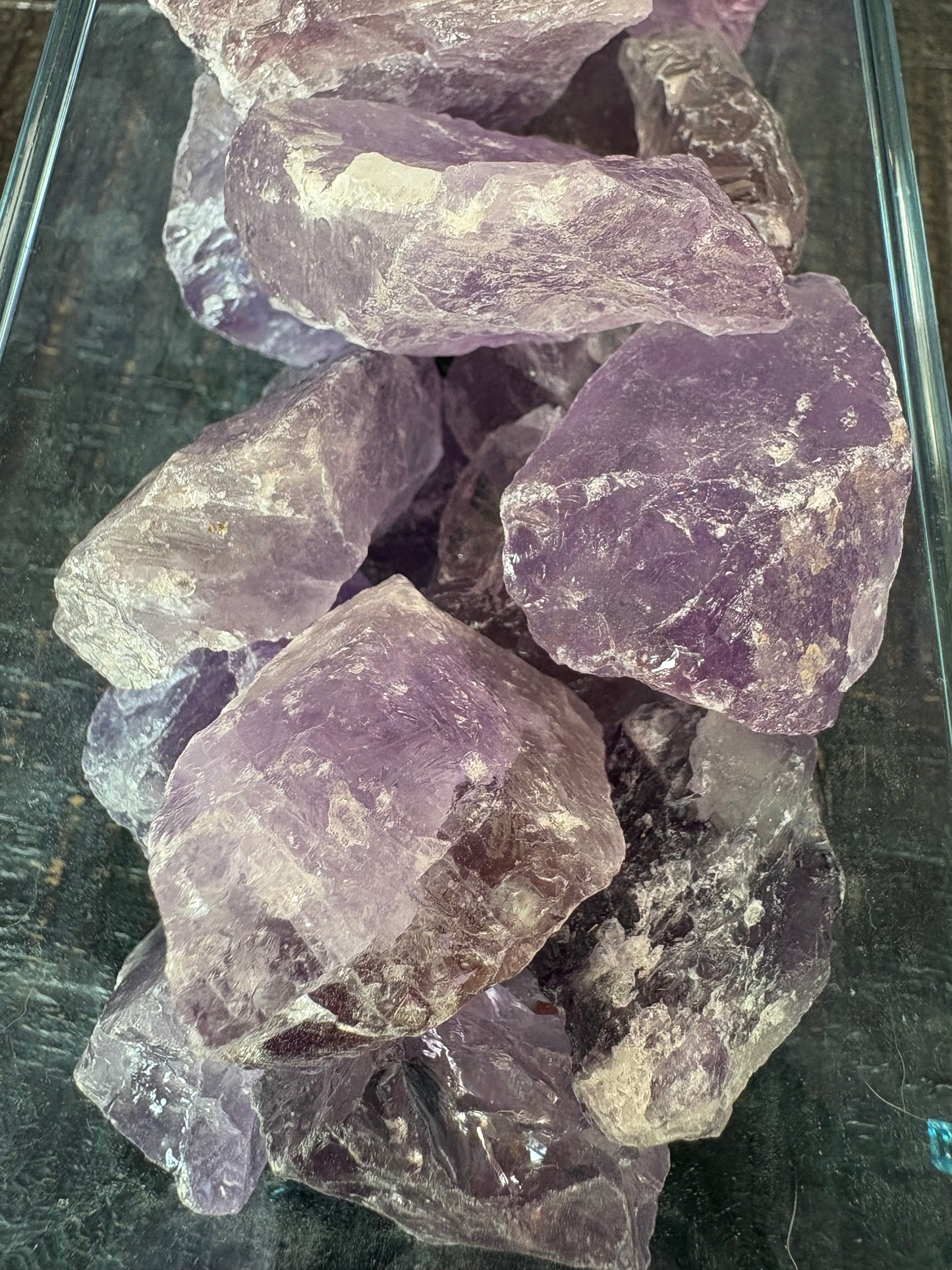 Rough Amethyst Crystals - 36 pcs, 1"-2"