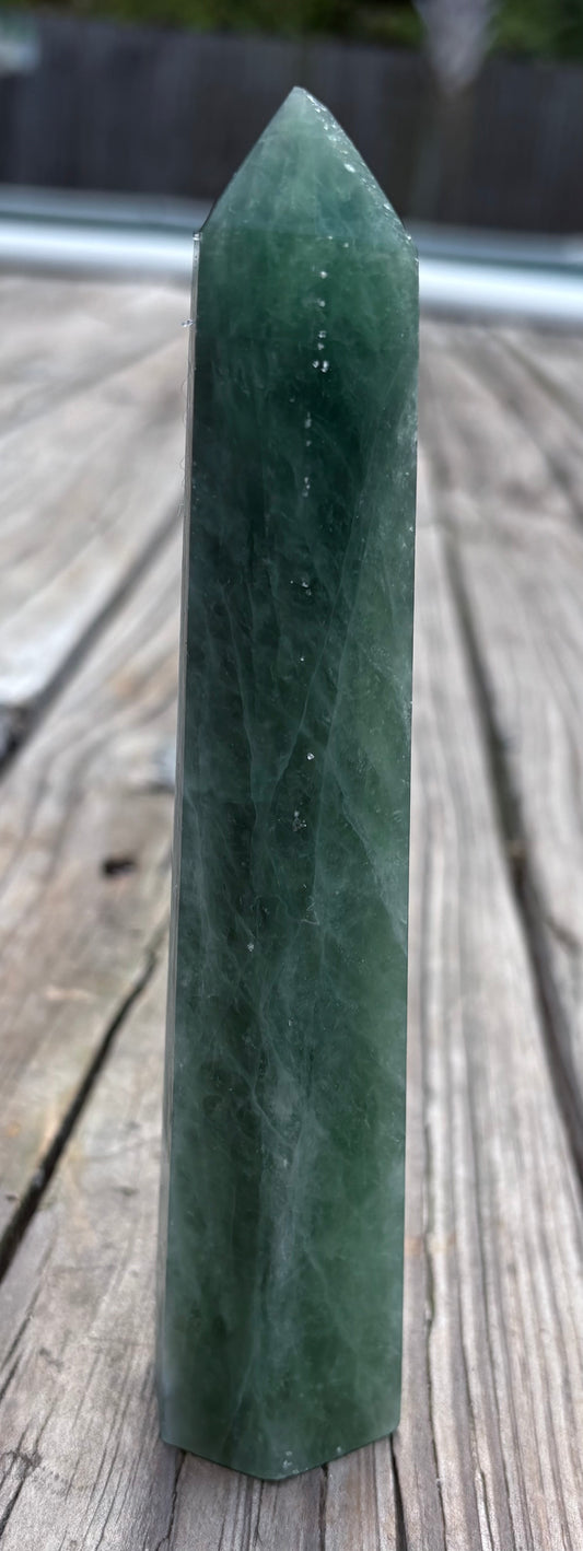 Green Fluorite Tower