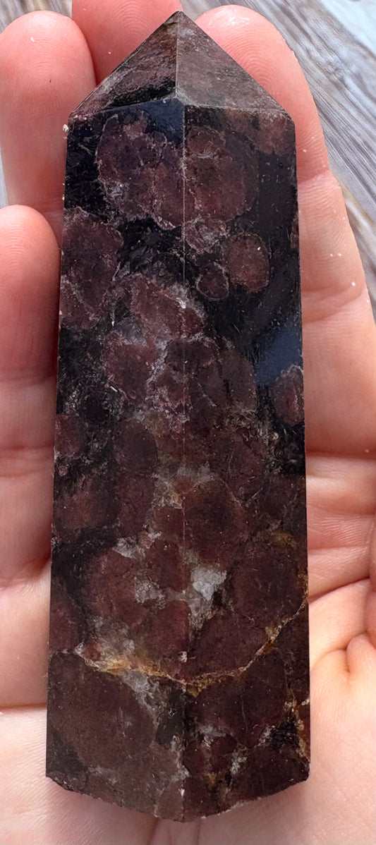 Almandine Garnet Tower
