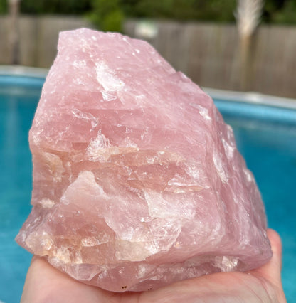 Raw Rose Quartz Chunk