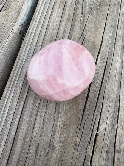 Rose Quartz Palm Stone