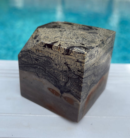 Picture Jasper Cube