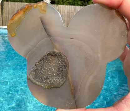 Mousy Magic – Agate Slice Crystal