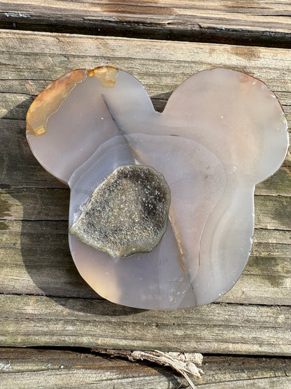 Mousy Magic – Agate Slice Crystal