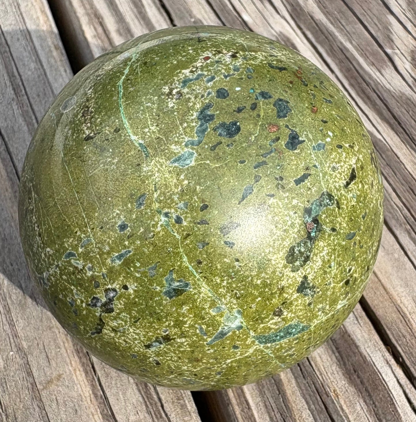 Olive Opal Sphere