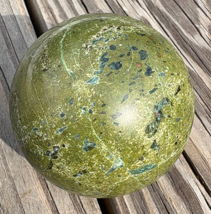 Olive Opal Sphere