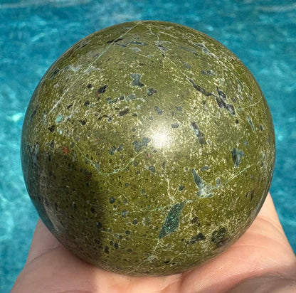 Olive Opal Sphere