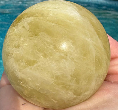 Golden Calcite Sphere