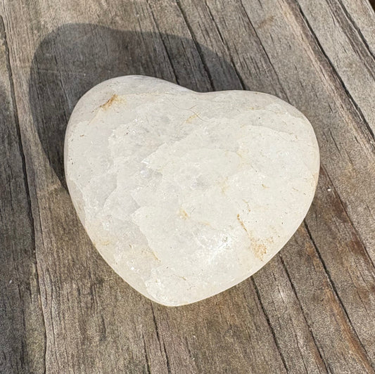 Snow Quartz Heart