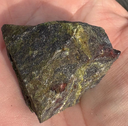 Epidote in Matrix (Raw Chunk)