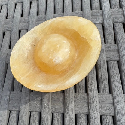 Honey Calcite – Sycee Bowl