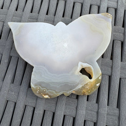 Agate Butterfly Slice