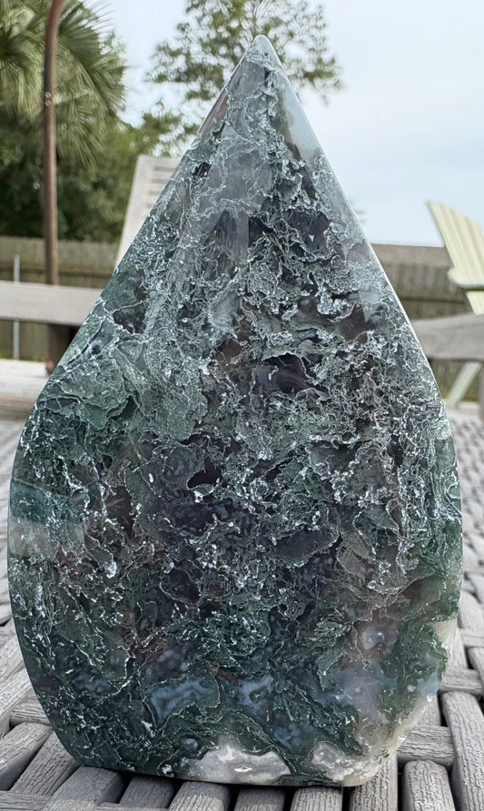 Moss Agate Flame