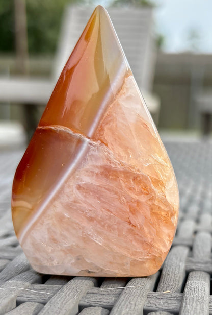Carnelian Agate Flame