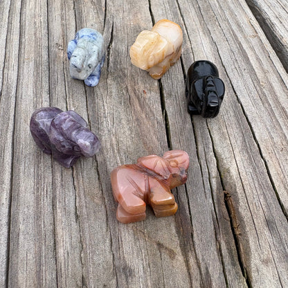 Mini Crystal Elephant