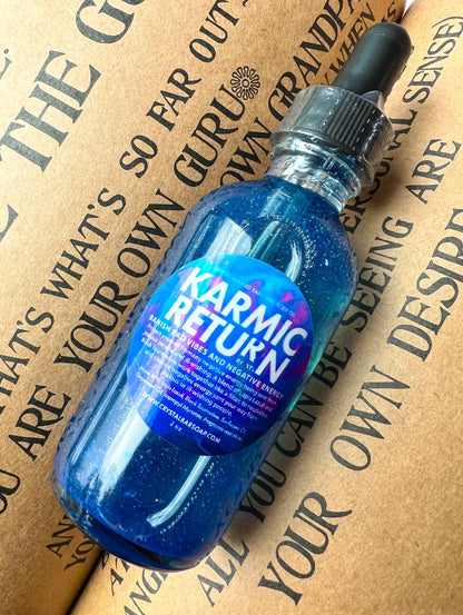 Karmic Return - Crystal-Infused Bath Oil