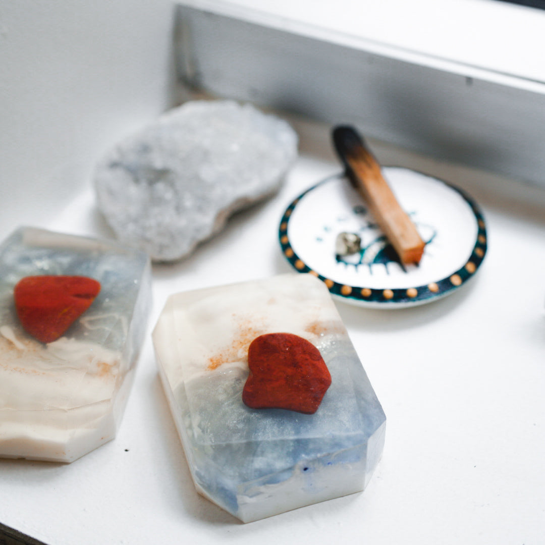 MOONLIT HARBOR (Cancer Sun) - Crystal-Infused Soap Bar