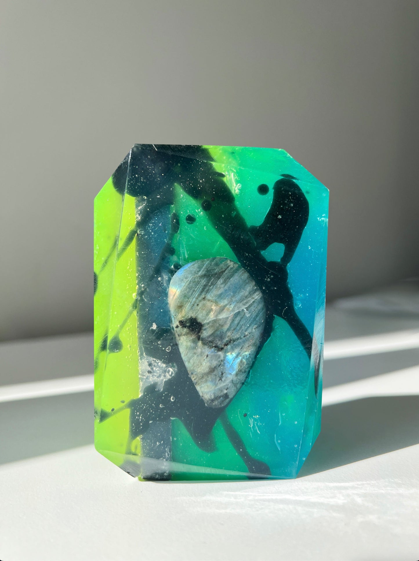 Evening Aurora - Crystal-Infused Soap Bar